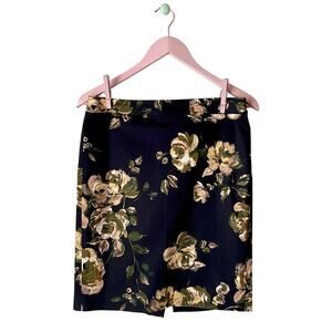 J. Crew Floral ‘The Pencil Skirt’